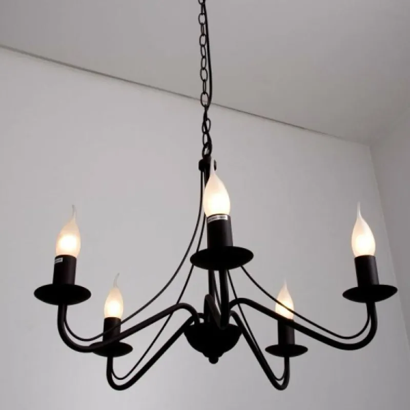 Luminaires Rustiques-Luminaires Reality Lustre Reality Rouille, 5 lumières