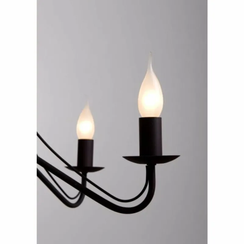 Luminaires Rustiques-Luminaires Reality Lustre Reality Rouille, 5 lumières