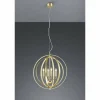 Lampe Turque-Luminaires Trio Lustre Trio CANDELA Laiton, 4 lumières