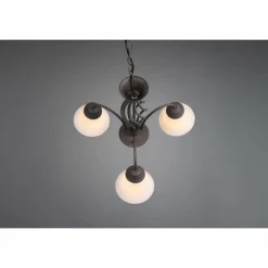 Luminaires Trio Lustre Trio-Leuchten Rustica Rouille, 3 lumières