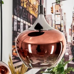 hofstein Lutarp Suspension, Suspension Chrome, Noir, 3 lumières