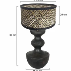 Luminaires Steinhauer Lyons Lampe à poser Noir, 1 lumière* Lampes À Poser