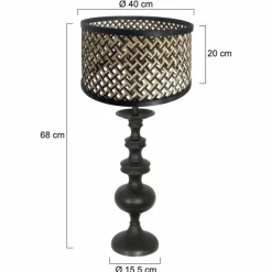 Luminaires Steinhauer Lyons Lampe à poser Noir, 1 lumière* Lampes À Poser