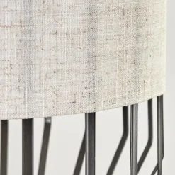 Lampes En Tissu-hofstein Macken Suspension, Suspension Noir, 3 lumières