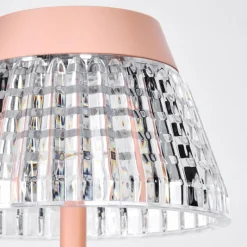 hofstein Macos Lampe de bureau, Lampe à poser, Liseuse LED Rose, 1 lumière