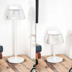 hofstein Macos Lampe de bureau, Lampe à poser, Liseuse LED Blanc, 1 lumière* Éclairage Led