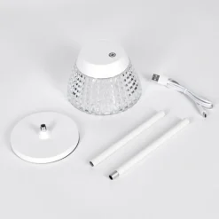 hofstein Macos Lampe de bureau, Lampe à poser, Liseuse LED Blanc, 1 lumière* Éclairage Led