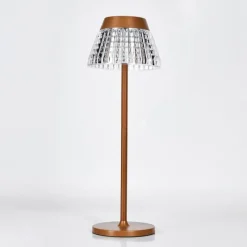 hofstein Macos Lampe de bureau, Lampe à poser, Liseuse LED Rouille, 1 lumière* Éclairage Led