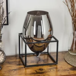 hofstein Magleby Lampe à poser Noir, 1 lumière