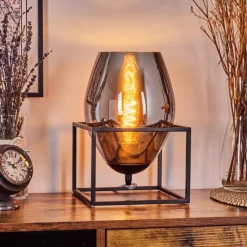 hofstein Magleby Lampe à poser Noir, 1 lumière