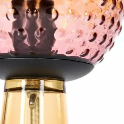 hofstein Maiorca Lampe à poser Orange, Noir, 1 lumière