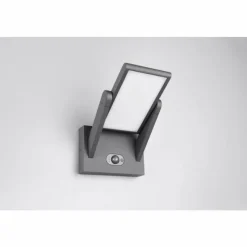 Luminaires Trio Malawi Applique murale LED Anthracite, 1 lumière, Détecteur de mouvement