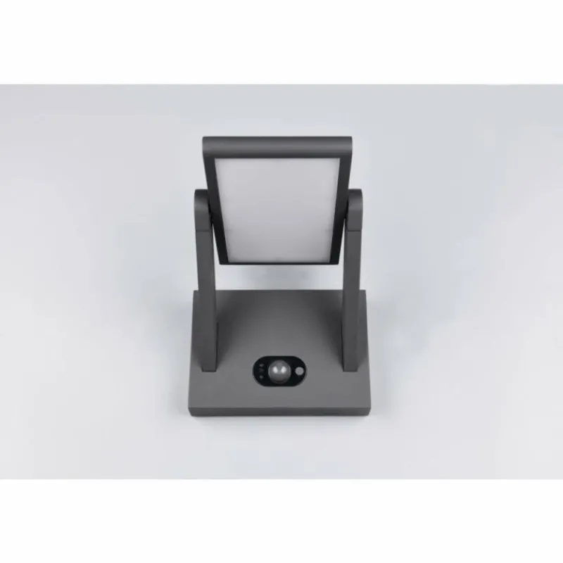 Luminaires Trio Malawi Applique murale LED Anthracite, 1 lumière, Détecteur de mouvement