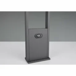 Luminaires Trio Malawi Lampadaire d'extérieur LED Anthracite, 1 lumière, Détecteur de mouvement