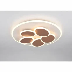 Luminaires Trio Mandala Plafonnier LED Gris, 1 lumière, Télécommandes* Éclairage Led