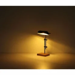 Lampes En Bois-Luminaires Globo Lighting Marid Lampe à poser Écru, Noir, 1 lumière