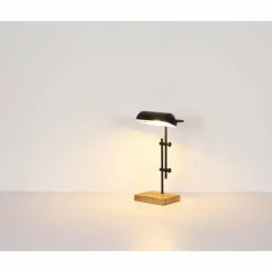 Lampes En Bois-Luminaires Globo Lighting Marid Lampe à poser Écru, Noir, 1 lumière