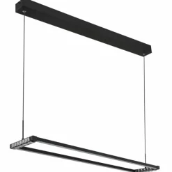 Luminaires Globo Lighting Mariella Suspension LED Noir, 1 lumière, Télécommandes* Éclairage Led