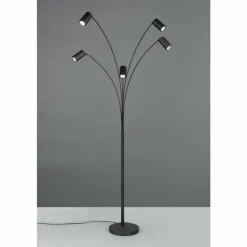 Luminaires Trio Marley Lampadaire Noir, 5 lumières* Lampadaires Et Lampes Sur Pied