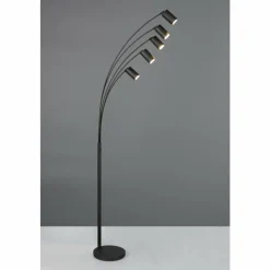 Luminaires Trio Marley Lampadaire Noir, 5 lumières* Lampadaires Et Lampes Sur Pied