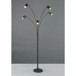 Luminaires Trio Marley Lampadaire Noir, 5 lumières* Lampadaires Et Lampes Sur Pied