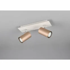 Luminaires Trio Marley Spot de plafond Brun, 2 lumières* Spots Et Projecteurs