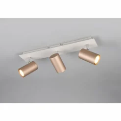 Luminaires Trio Marley Spot de plafond Brun, 3 lumières* Spots Et Projecteurs