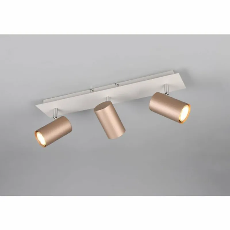 Luminaires Trio Marley Spot de plafond Brun, 3 lumières* Spots Et Projecteurs
