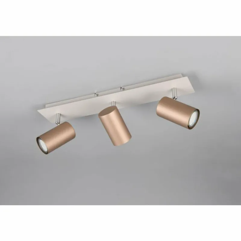 Luminaires Trio Marley Spot de plafond Brun, 3 lumières* Spots Et Projecteurs