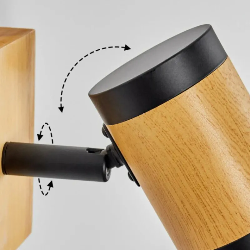 Luminaires Scandinaves-hofstein Martim Applique murale Chrome, Écru, Noir, 1 lumière