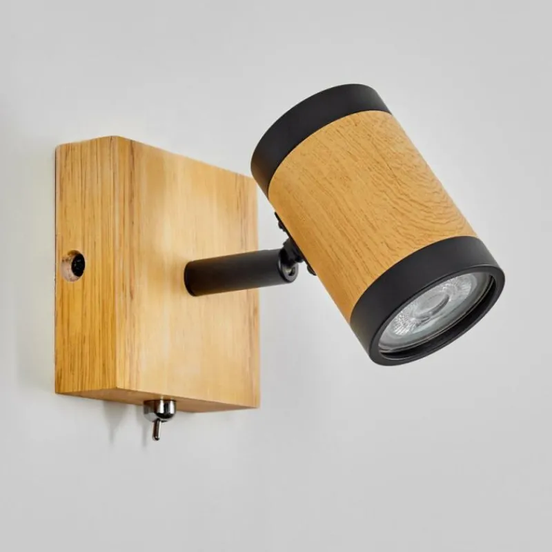 Luminaires Scandinaves-hofstein Martim Applique murale Chrome, Écru, Noir, 1 lumière