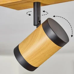 Luminaires Scandinaves-hofstein Martim Plafonnier Écru, Noir, 3 lumières