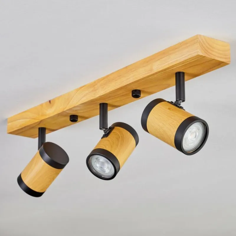 Luminaires Scandinaves-hofstein Martim Plafonnier Écru, Noir, 3 lumières