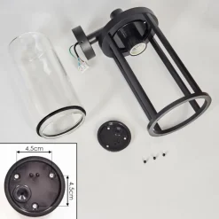 hofstein Martinha Lampe murale d´extérieur Noir, 1 lumière