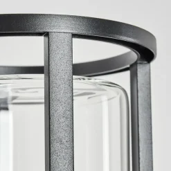 hofstein Martinha Lampe murale d´extérieur Noir, 1 lumière, Détecteur de mouvement