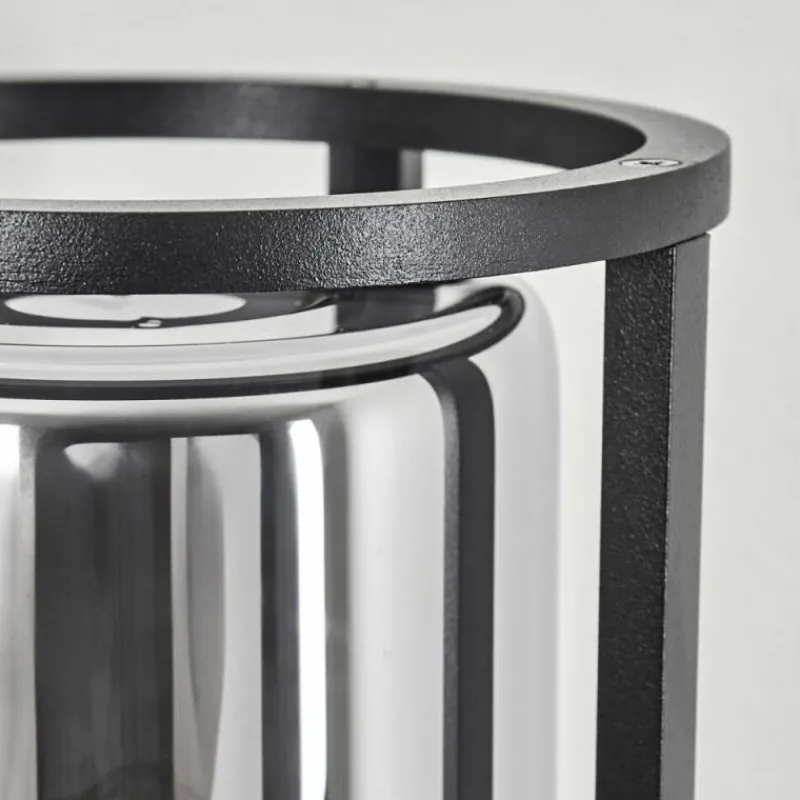 Suspension Verre Fumé-hofstein Martinha Lampe murale d´extérieur Noir, 1 lumière