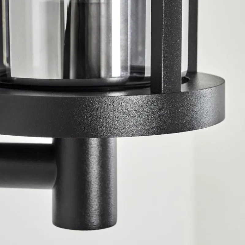 Suspension Verre Fumé-hofstein Martinha Lampe murale d´extérieur Noir, 1 lumière