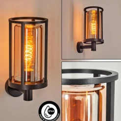 hofstein Martinha Lampe murale d´extérieur Noir, 1 lumière