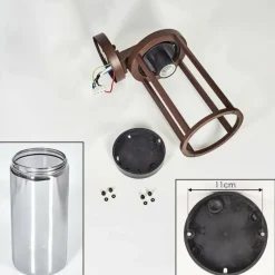 hofstein Martinha Lampe murale d´extérieur Rouille, 1 lumière, Détecteur de mouvement