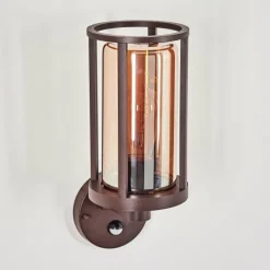 hofstein Martinha Lampe murale d´extérieur Rouille, 1 lumière, Détecteur de mouvement