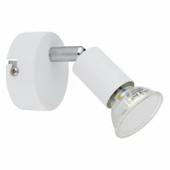 Luminaires Globo Lighting Matrix Plafonnier, Spot de plafond, Applique murale, Spot mural Chrome, Blanc, 1 lumière* Spots Et Projecteurs