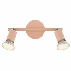 Luminaires Globo Lighting Matrix Plafonnier, Spot de plafond, Applique murale, Spot mural Rose, 2 lumières* Spots Et Projecteurs