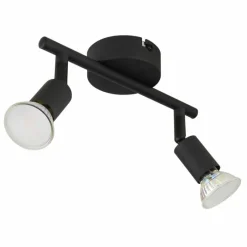 Luminaires Globo Lighting Matrix Plafonnier, Spot de plafond, Applique murale, Spot mural Noir, 2 lumières* Spots Et Projecteurs