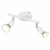 Luminaires Globo Lighting Matrix Plafonnier, Spot de plafond, Applique murale, Spot mural Blanc, 2 lumières* Spots Et Projecteurs