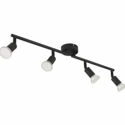Luminaires Globo Lighting Matrix Plafonnier, Spot de plafond, Applique murale, Spot mural Noir, 4 lumières* Spots Et Projecteurs