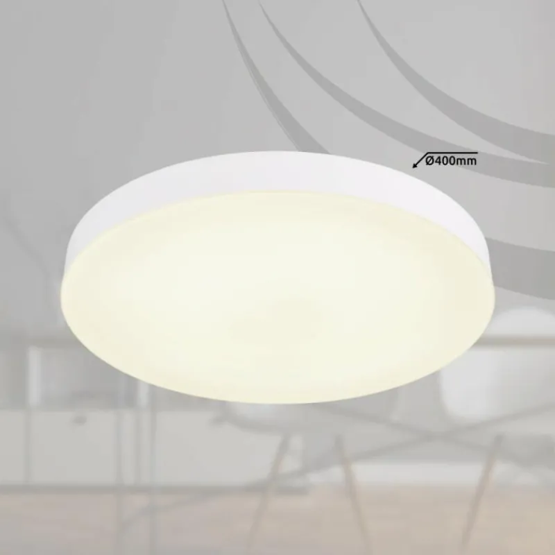 Luminaires Globo Lighting Matthew Plafonnier LED Blanc, 1 lumière* Éclairage Led