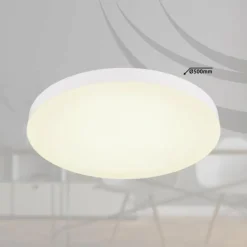 Luminaires Globo Lighting Matthew Plafonnier LED Blanc, 1 lumière* Éclairage Led