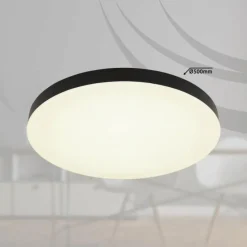 Luminaires Globo Lighting Matthew Plafonnier LED Noir, Blanc, 1 lumière* Éclairage Led