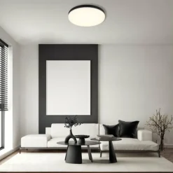 Luminaires Globo Lighting Matthew Plafonnier LED Noir, 1 lumière* Éclairage Led