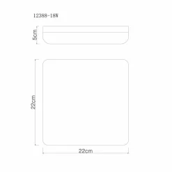 Luminaires Globo Lighting Matthew Plafonnier LED Blanc, 1 lumière* Éclairage Led